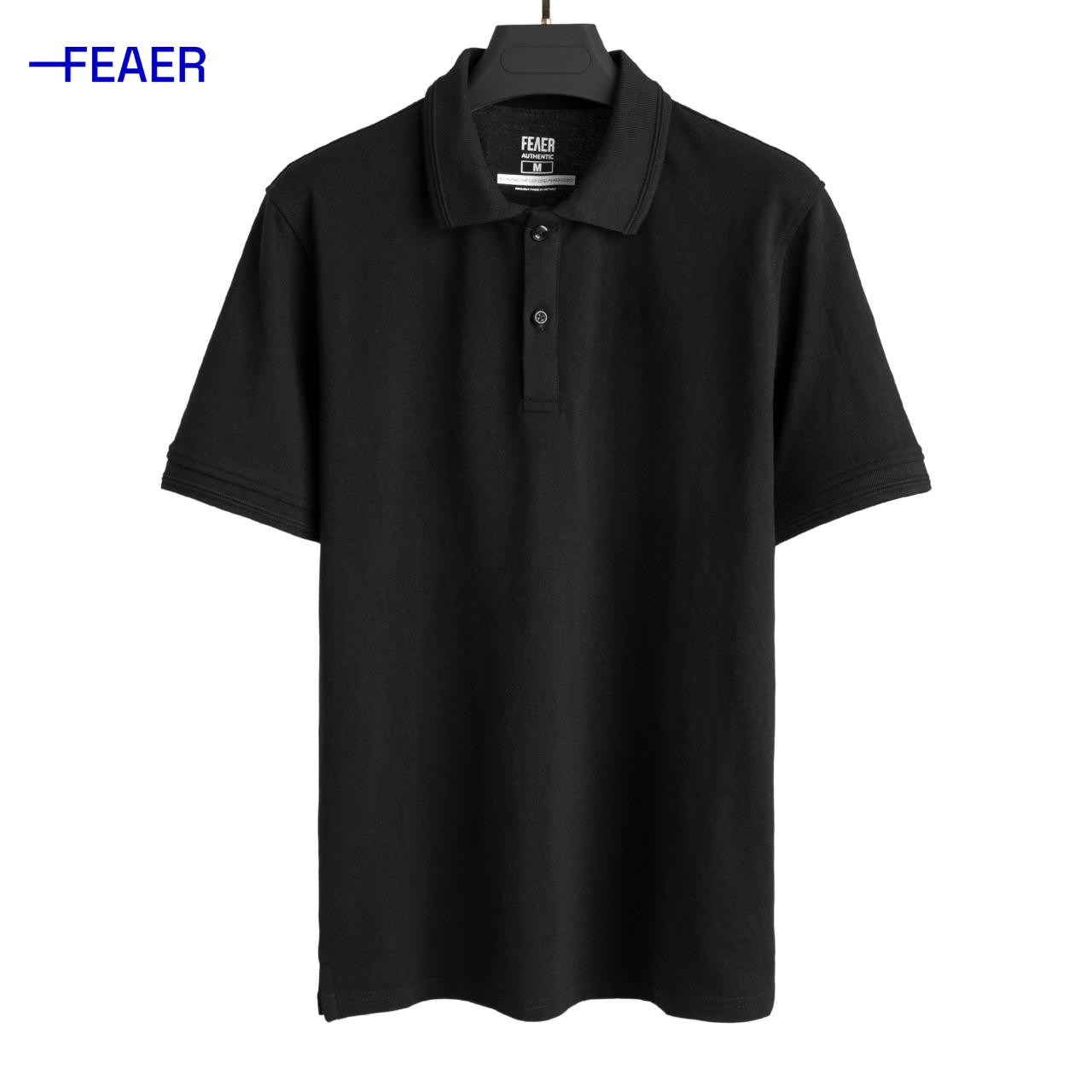 Áo polo nam FEAER chất cotton trơn Basic