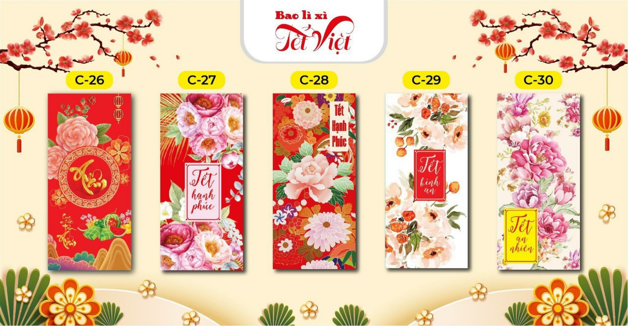 Combo 60 Bao Lì Xì Tết 2024