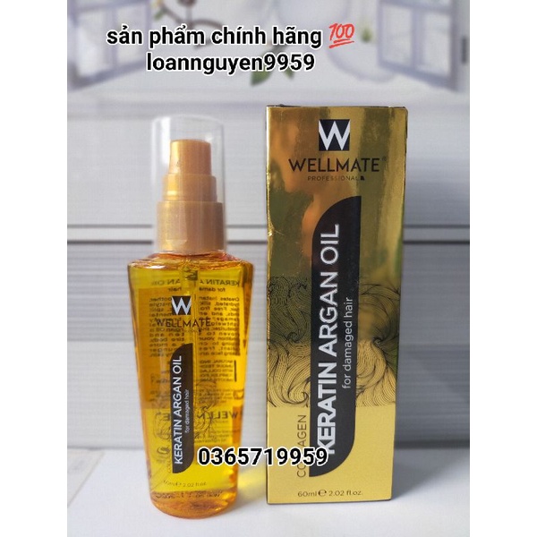 WELLMATE tinh dầu dưỡng tóc (60ml) - Chính Hãng