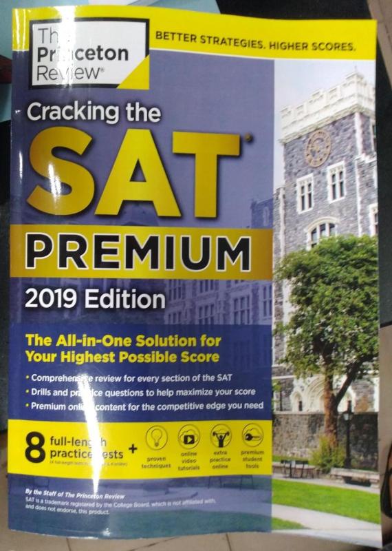 Mua Cracking the SAT Premium Edition with 8 Practice Tests, 2019