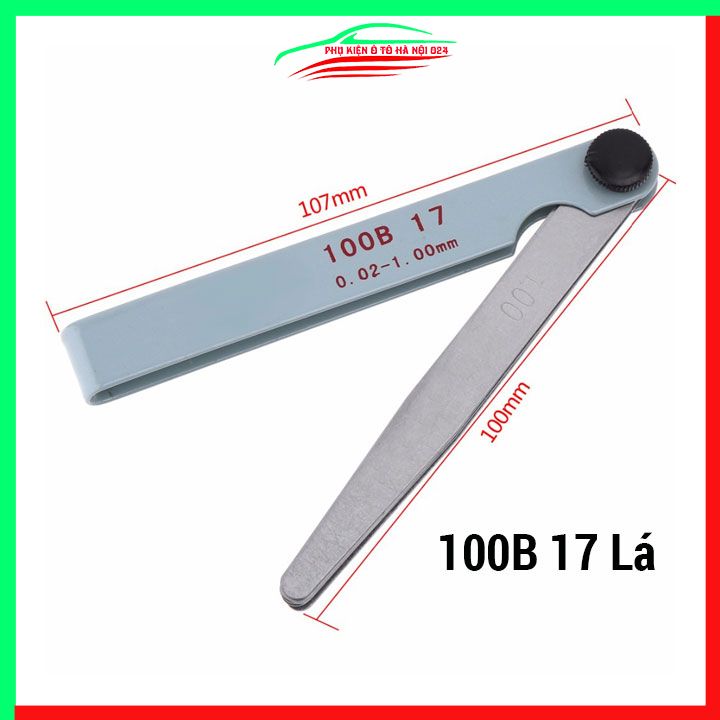Thước căn lá 0.02-1mm 17 lá đo kích thước khe hở
