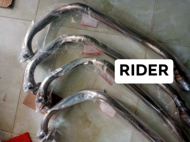 Cổ pô gắng lon xe máy honda winner.