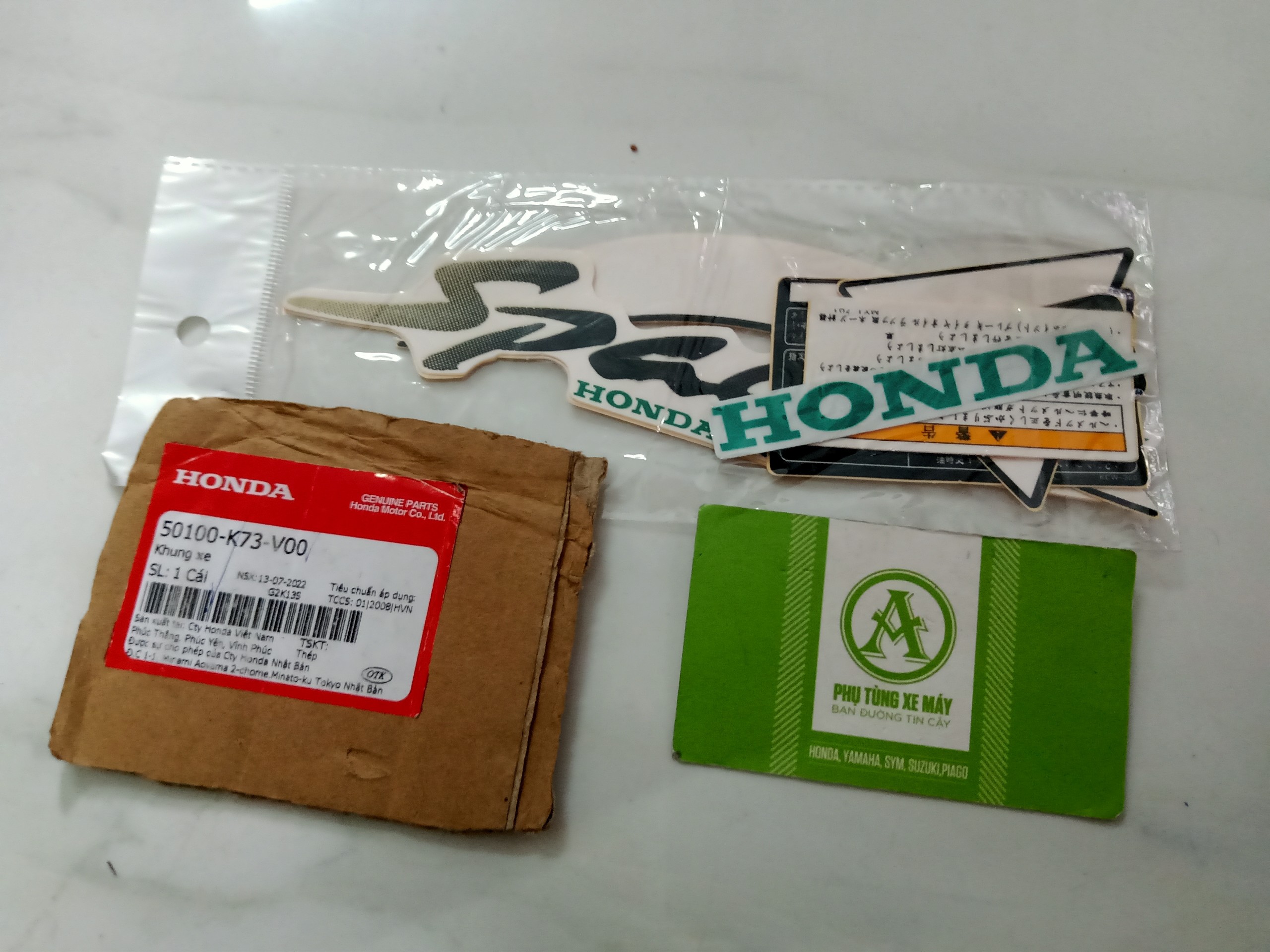 Trọn Bộ Tem Honda Spacy 125 2000 Màu Trắng