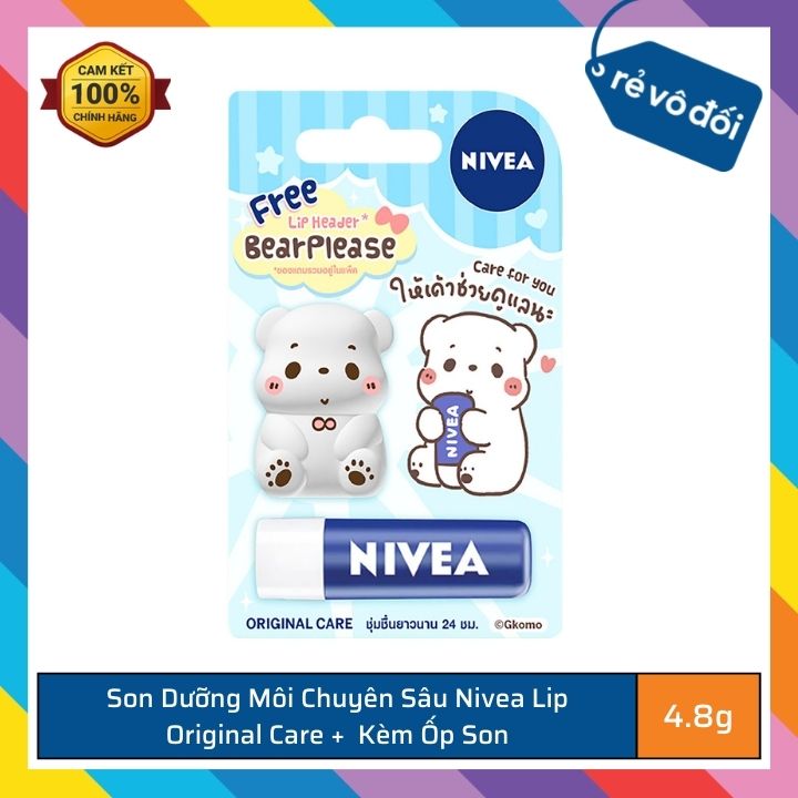 Son dưỡng môi Nivea 4.8g - Thái Lan (Nhiều loại)