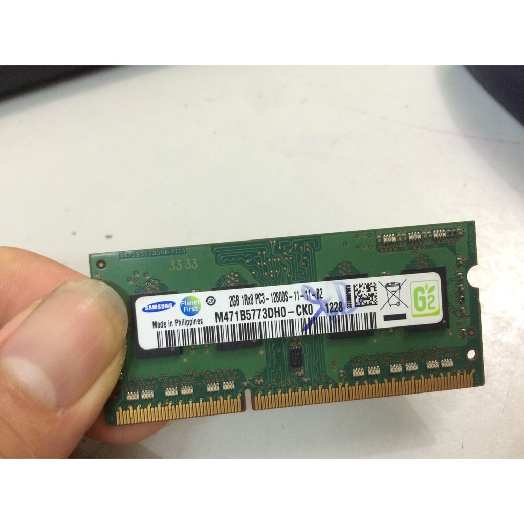 Bộ nhớ ram pc3 ddr3 2g cho laptop