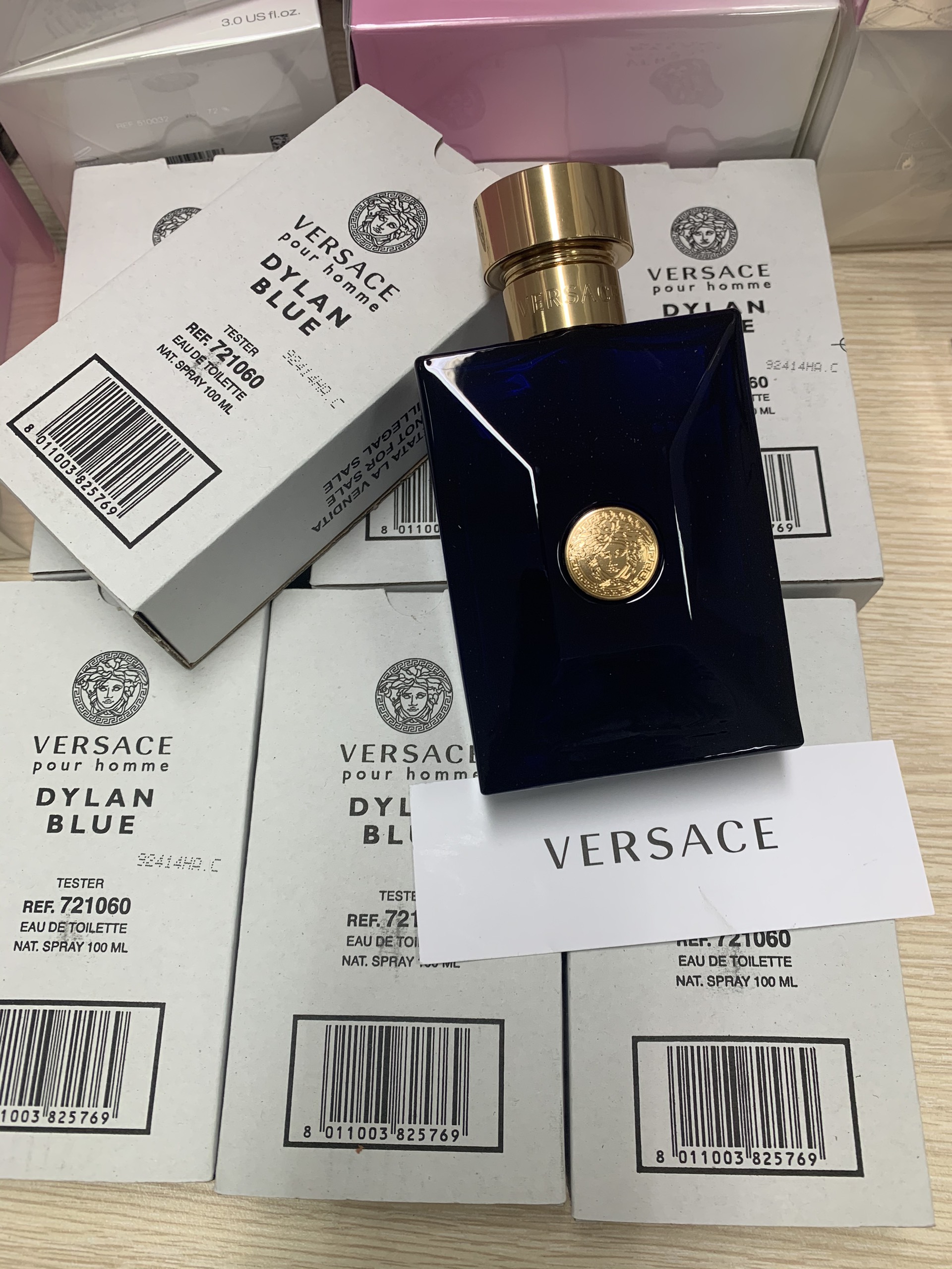 Nước Hoa Tester Versace Dylan Blue Pour Homme 100ml (hộp Carton)