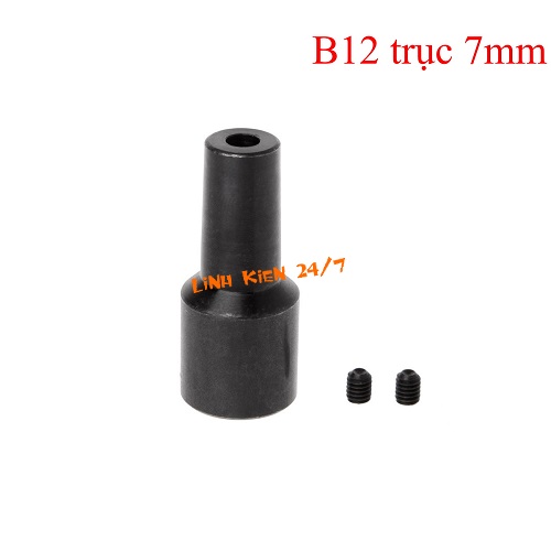 Đầu nối b12 trục 7mm nối đầu kẹp mang ranh b12 1.5mm – 10mm