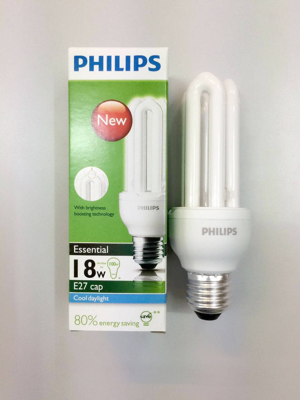 BÓNG ĐÈN COMPACT 3U-18W ESSENTIAL PHILIPS CHÍNH HÃNG