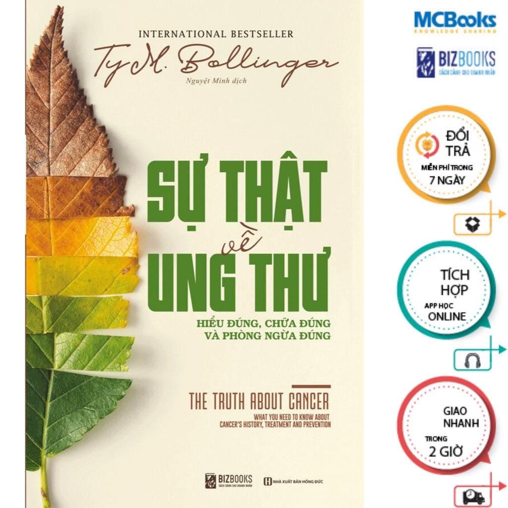 Sách - sự thật về ung thư: hiểu đúng, chữa đúng và phòng ngừa đúng - mcbooks