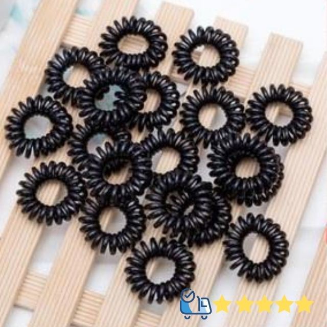 COMBO 4 dây buộc tóc xoắn dễ thương tiện ích