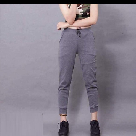 Quần Jogger gân tăm- thời trang nữ cá tính