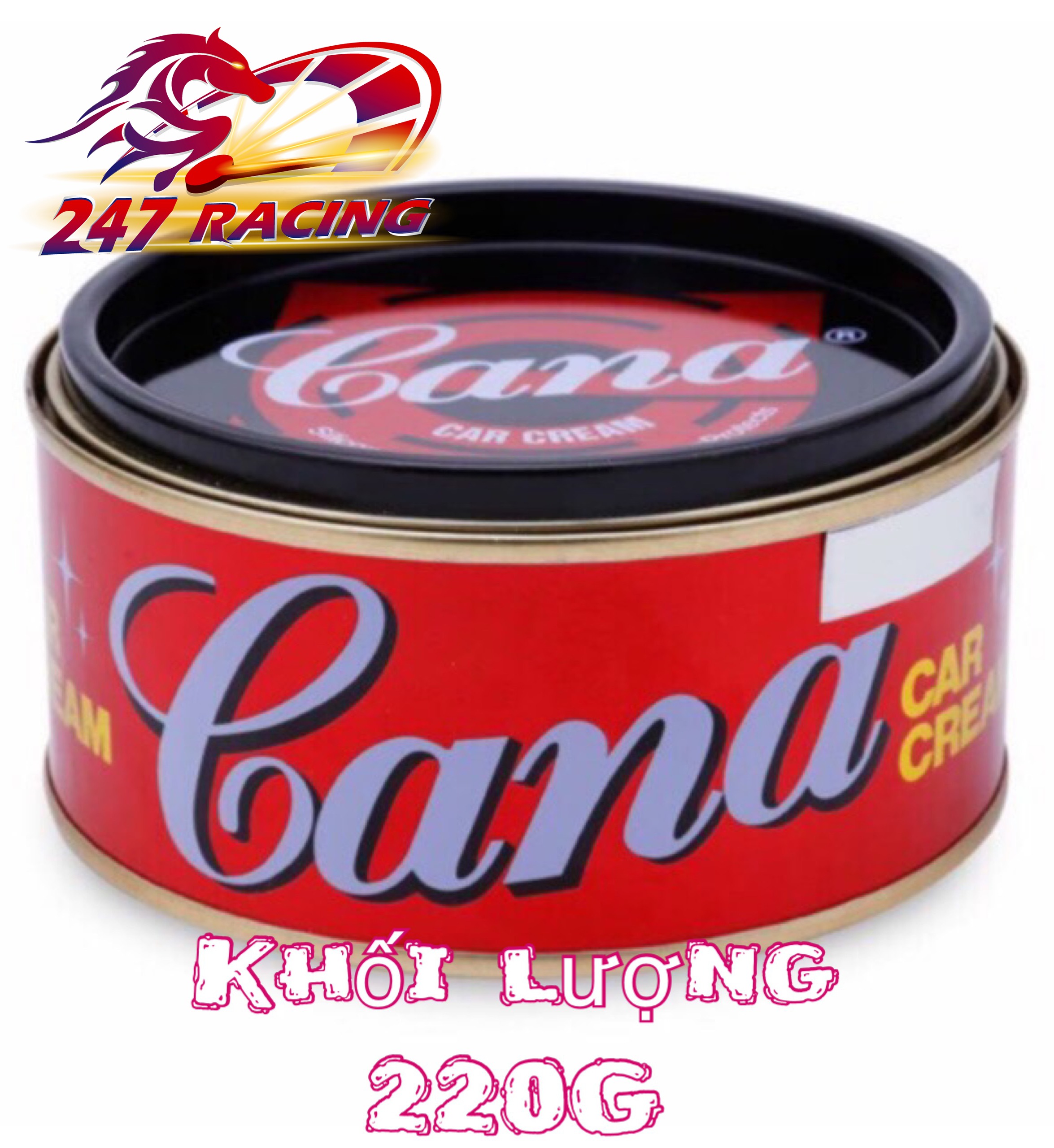 Kem đánh bóng CaNa 220G phụ kiện xe máy