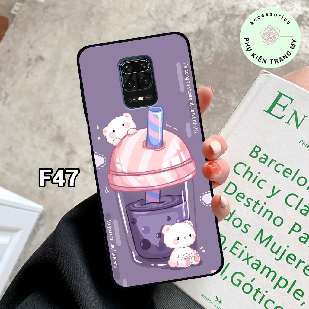 Ốp lưng xiaomi redmi note 9/ note 9s/ note 9 pro - ốp lưng điện thoại xiaomi in hình vũ trụ đáng yêu, gấu vũ trụ