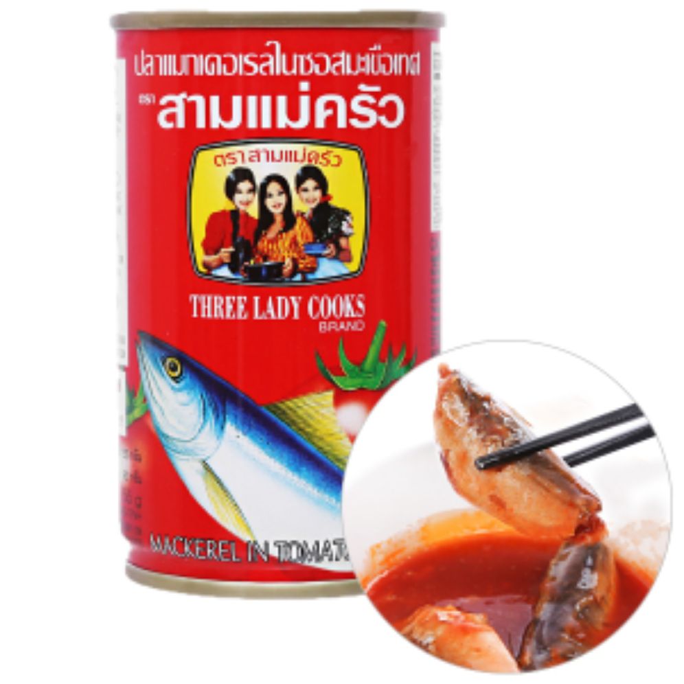 10 hộp cá nục sốt cà Thái Lan 155g