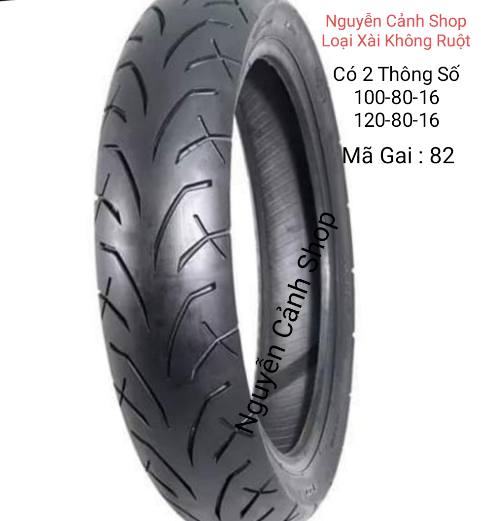 Vỏ Camel xe SH.VN 100-120-80-16 in Không Ruột-CHEETAH-CMI 82