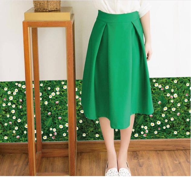 [HCM]Decal trang trí tường - Thảm Cỏ hoa cúc dại