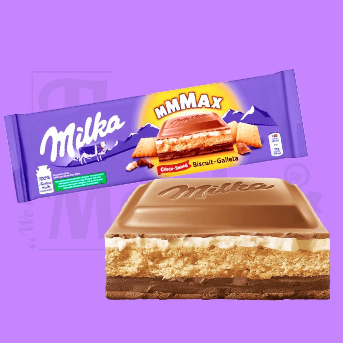 Milka Mmmax Sôcôla và bánh quy 300g