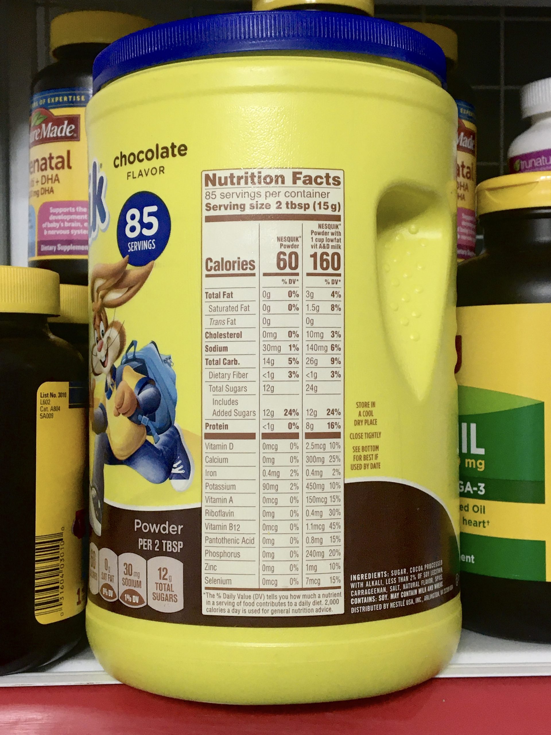 Bột sữa Socola Nestle Nesquik Chocolate 1.18kg