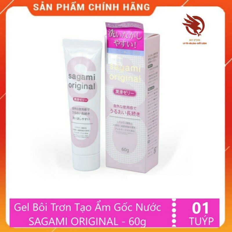 [ CHÍNH HÃNG ] - Gel bôi trơn cao cấp tạo độ ẩm tự nhiên Sagami Original - Tuýt 60g cao cấp