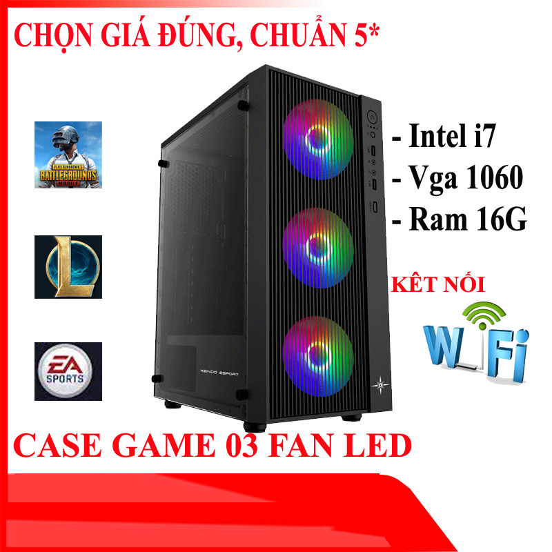 Bộ máy tính để bàn chơi game i5 10400f đời cao  - SP Mới bảo hành 12 tháng