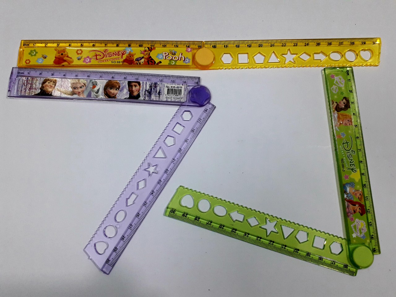 3 cái thước kẻ 30cm có gấp
