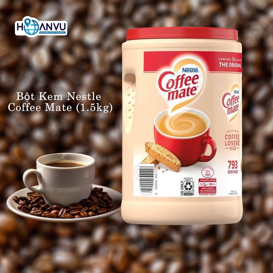 Bột kem pha cà phê Nestle Coffee Mate hộp 1.5kg nhập khẩu Mỹ