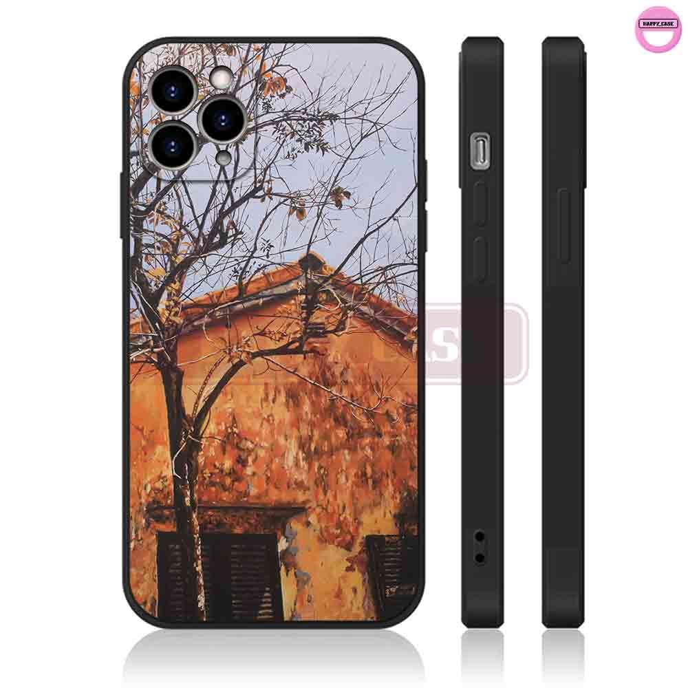 Ốp iPhone SD2007 Hình Tranh Sơn Dầu Chống Sốc iPhone Happy Case