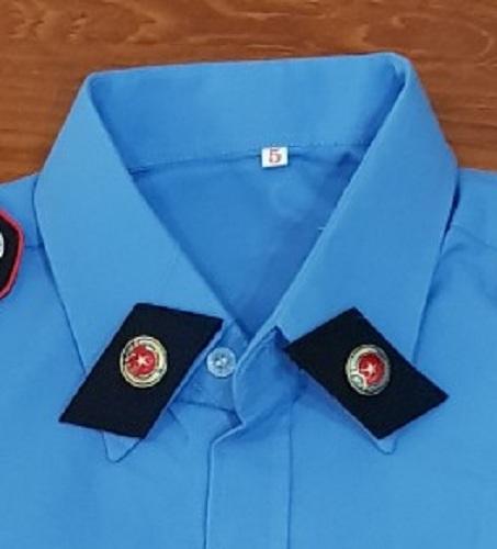 Ve đính cổ áo bảo vệ có sao (1 cặp)
