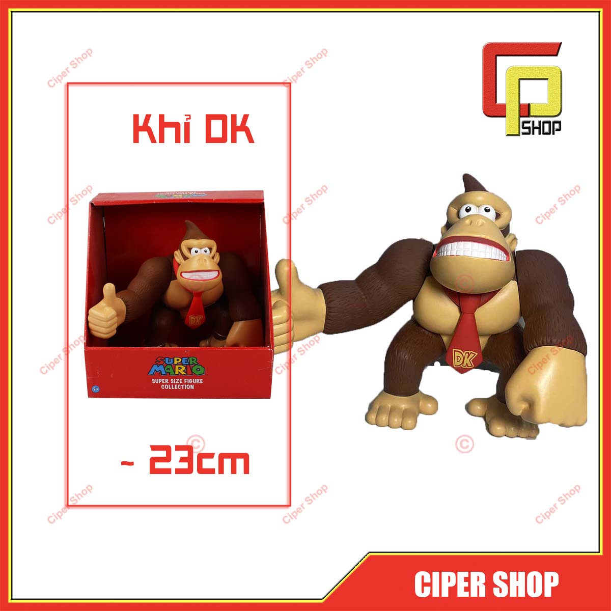 King Kong monkey model-Mario-figurine Kong Mario figure