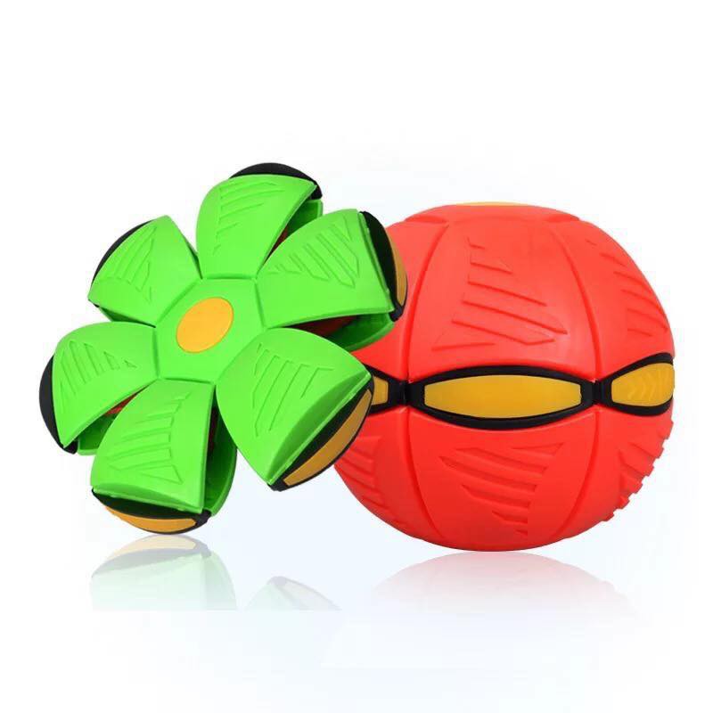 Bóng biến hình đĩa bay UFO cho bé đồ chơi quả bóng ma thuat có đèn thuật