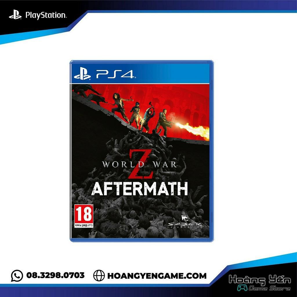 Đĩa game world war z aftermath ps4