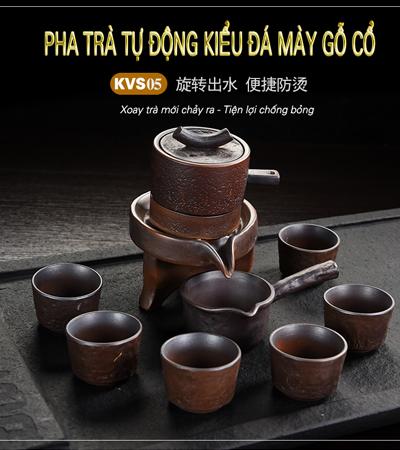Bộ pha trà công phu tự động đơn giản 功夫茶杯茶具套装