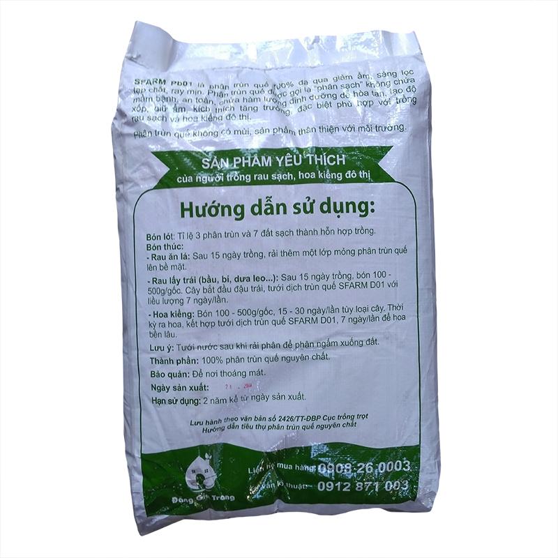 Phân Trùn Quế SFARM 10KG