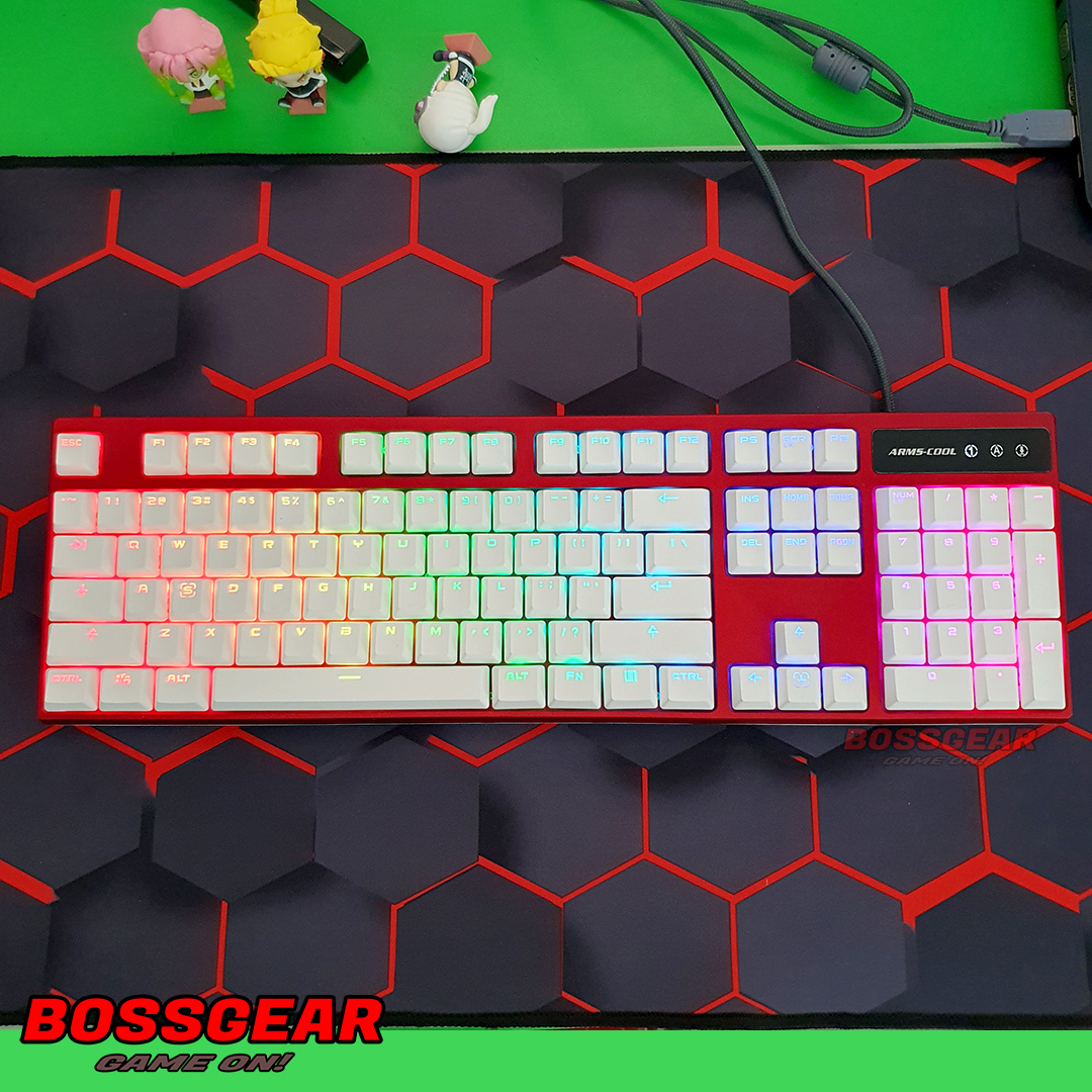 Bàn Phím Cơ Armscool HK107 RGB ( Blue Switch, LED RGB )