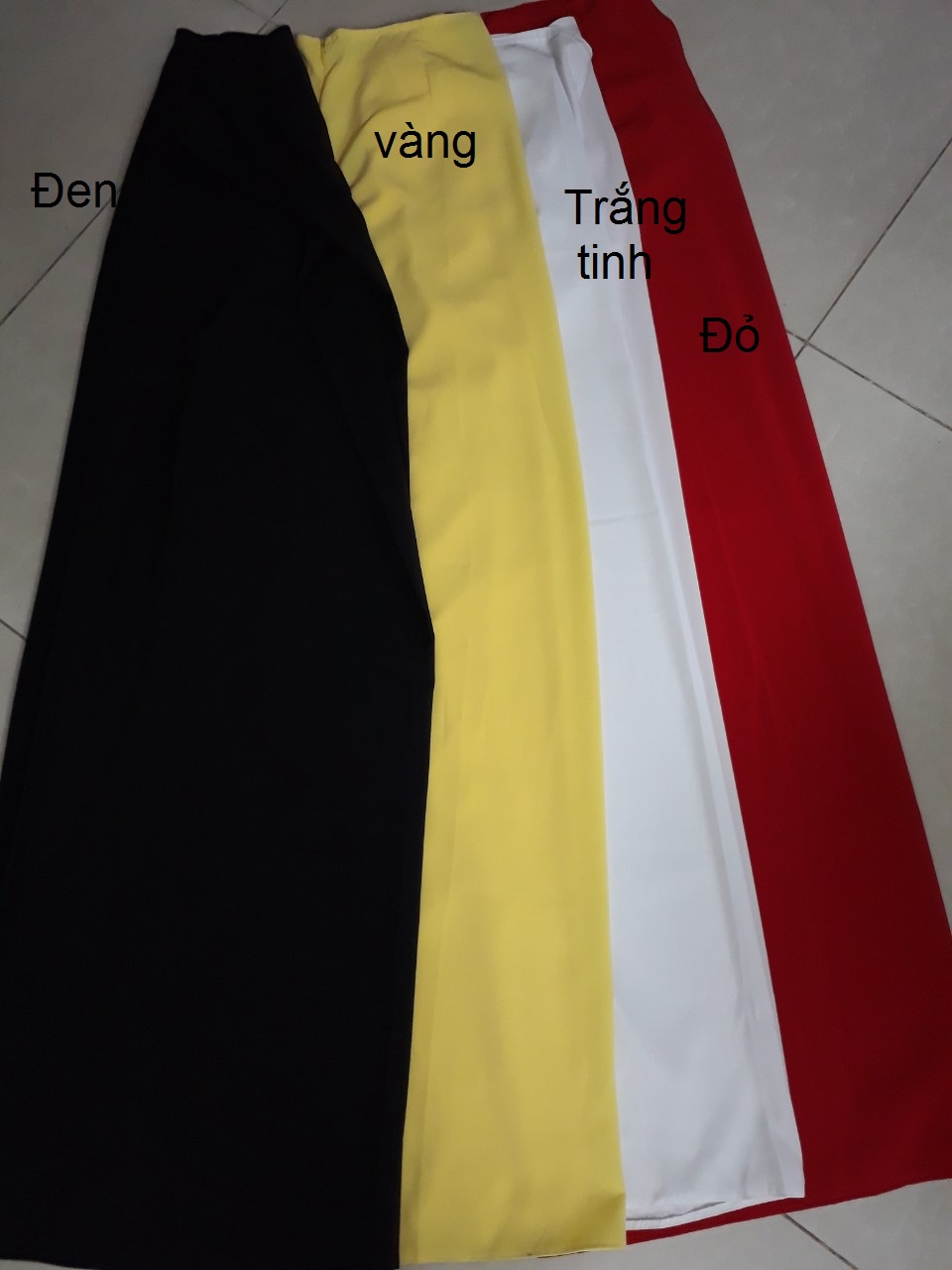 Quần LỤA mặc ÁO DÀI-ÁO BÀ BA - DÂY KÉO -đủ size