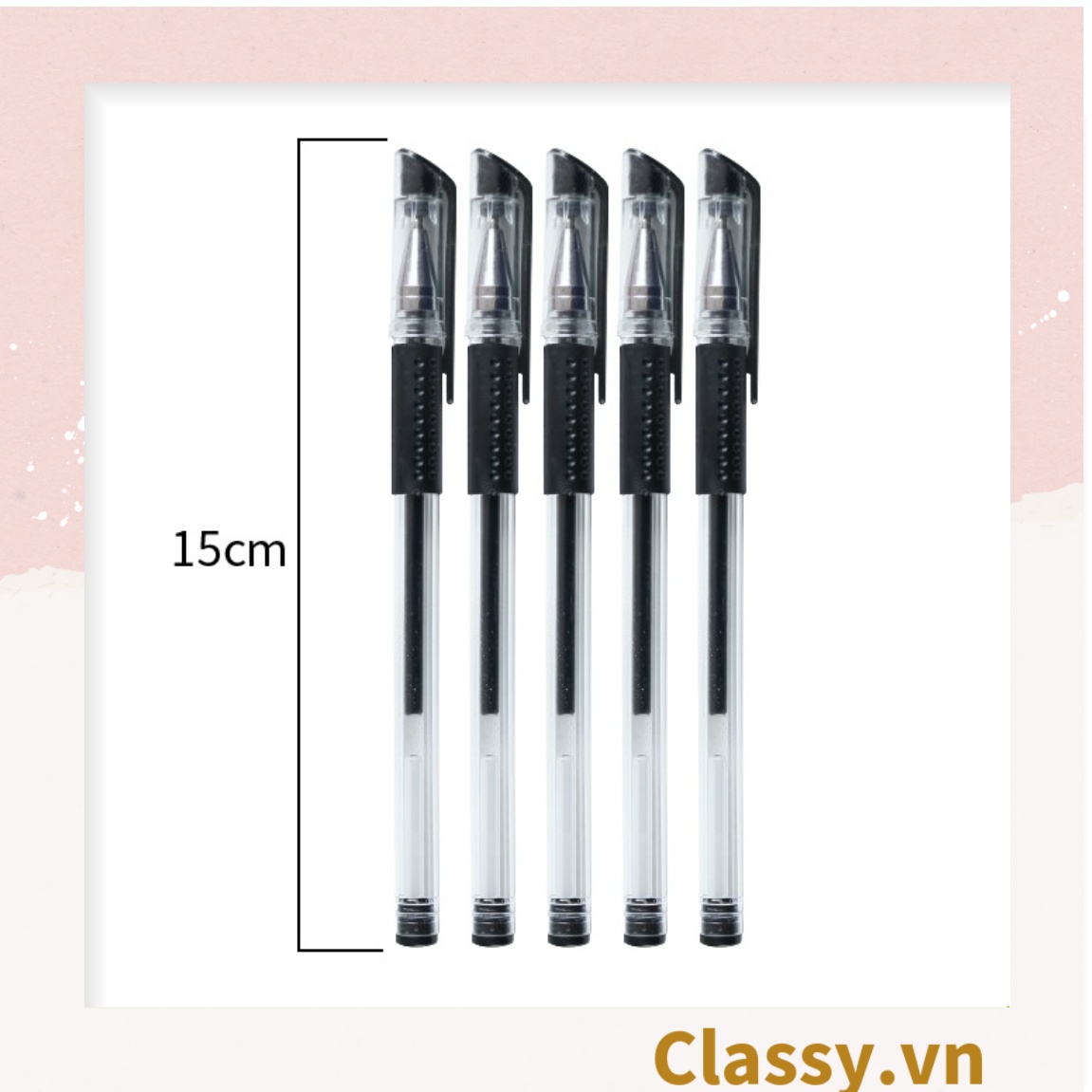 Classy Bút Nước Gel 0.5 Màu Mực Đen Xanh Đỏ