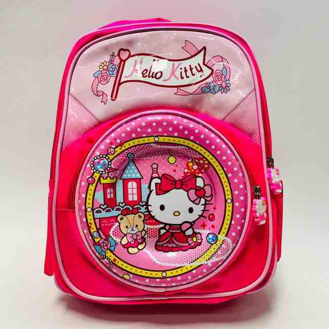 Ba lô đi học cho bé gái cấp 1 hình Kitty - TQ