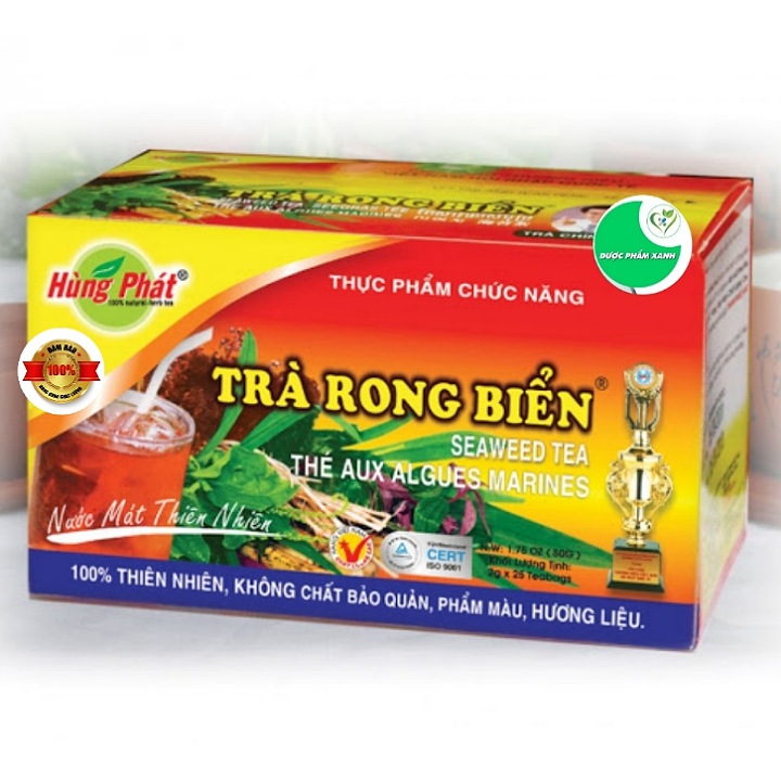 TRÀ RONG BIỂN (25 gói x 2g) - Thương hiệu Hùng Phát