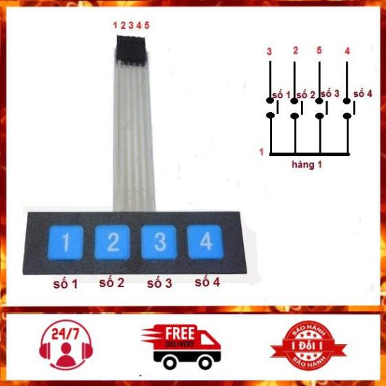 Bàn Phím Ma Trận 1x4