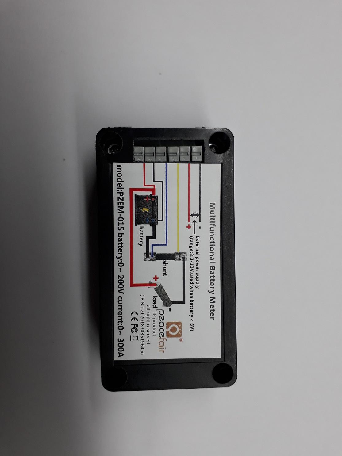 Công tơ điện tử PZEM-015 DC 0 - 200V 50A