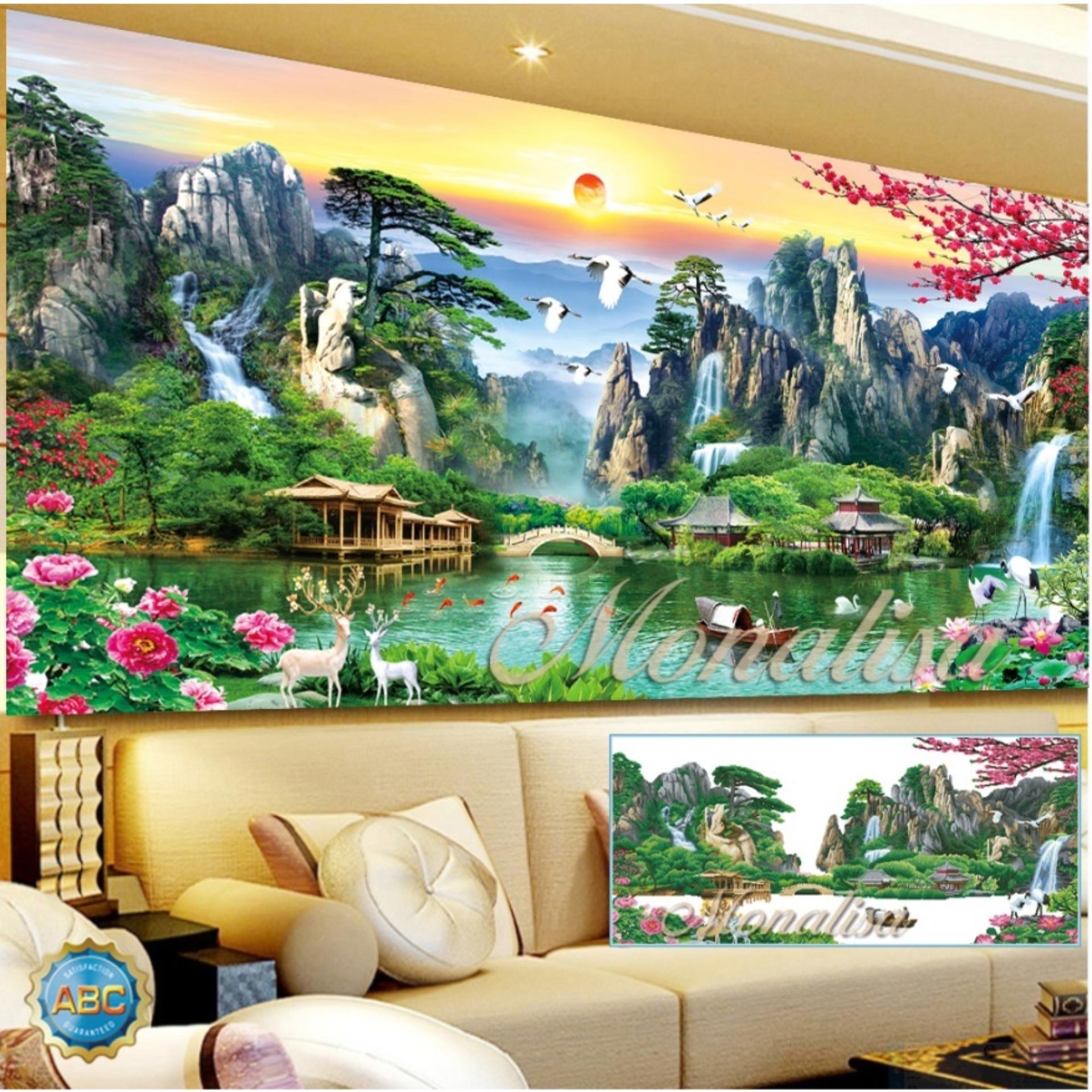 Tranh đính đá Phong cảnh Y8234 160x70cm
