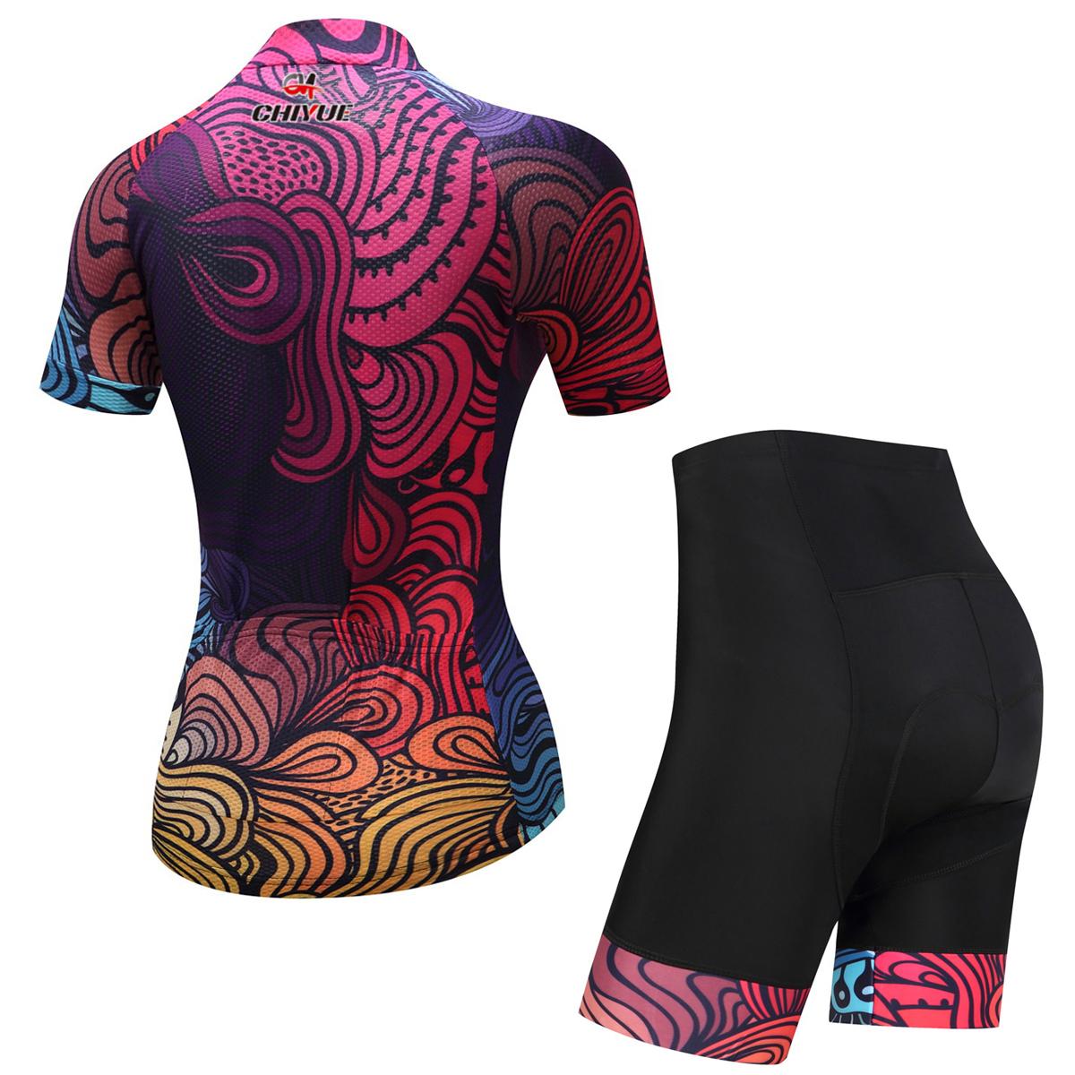 CHIYUE Phụ nữ đi xe đạp Áo thi đấu MTB