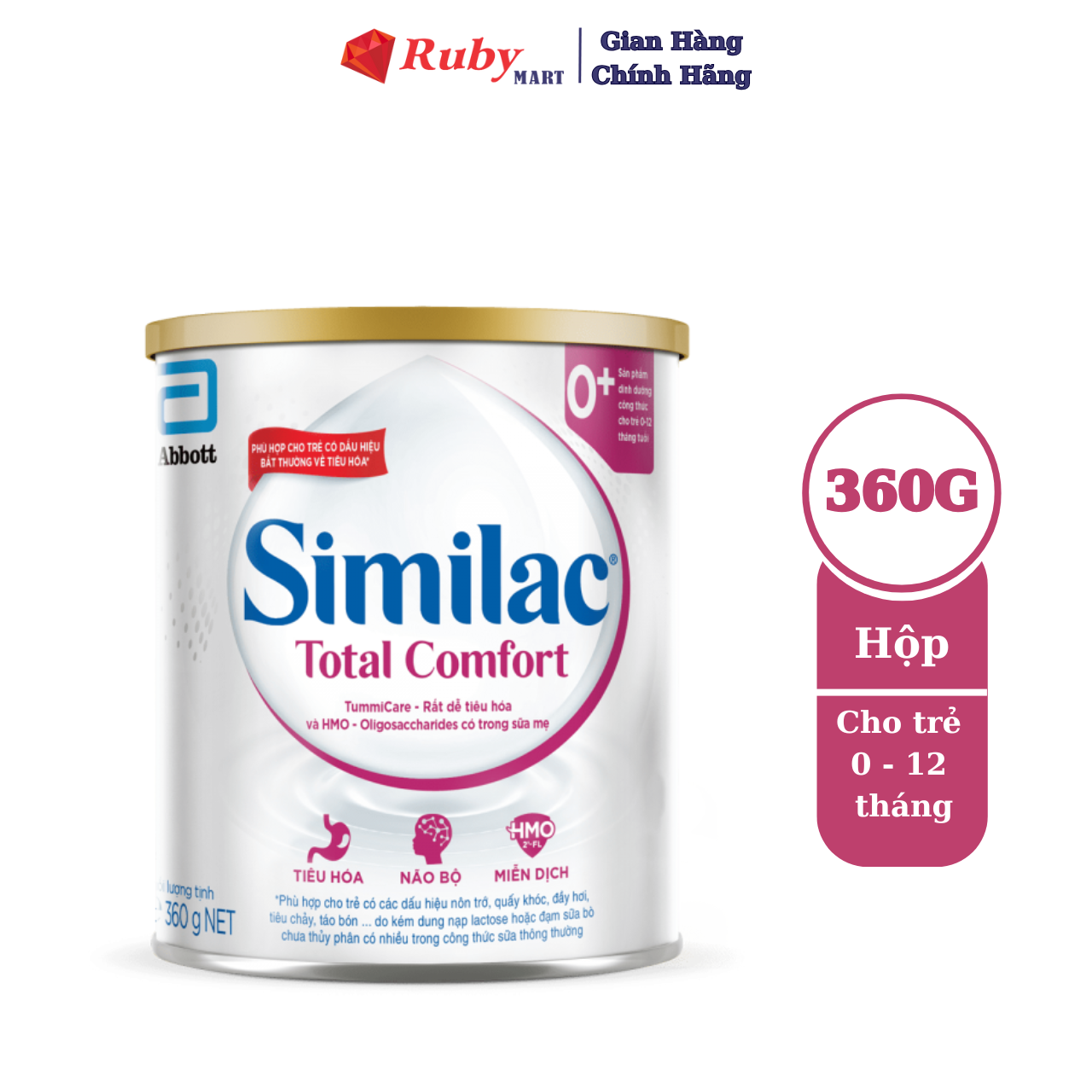 Sữa bột Similac Total Comfort số 0+ lon 360g