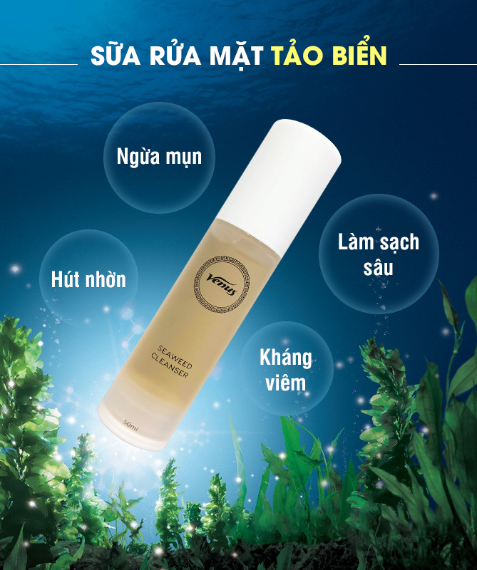 Sữa rửa mặt Tảo Biển Venus 50ml