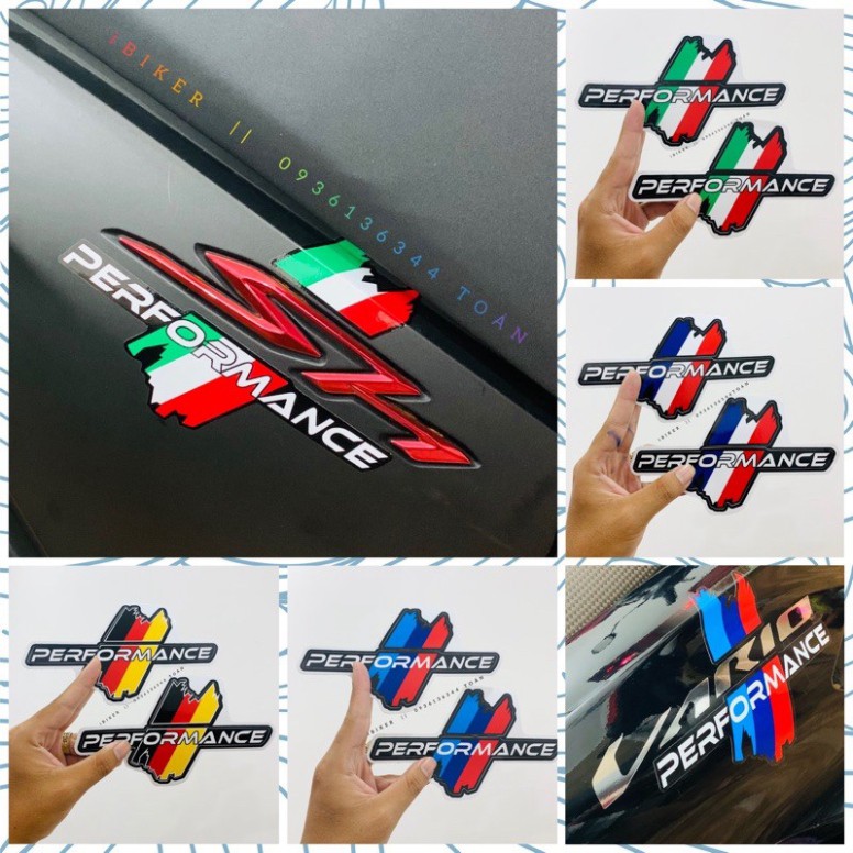 ( 3M Phản Quang )Tem Performance Decal PVC Chống Nước , Chống Bẩn
