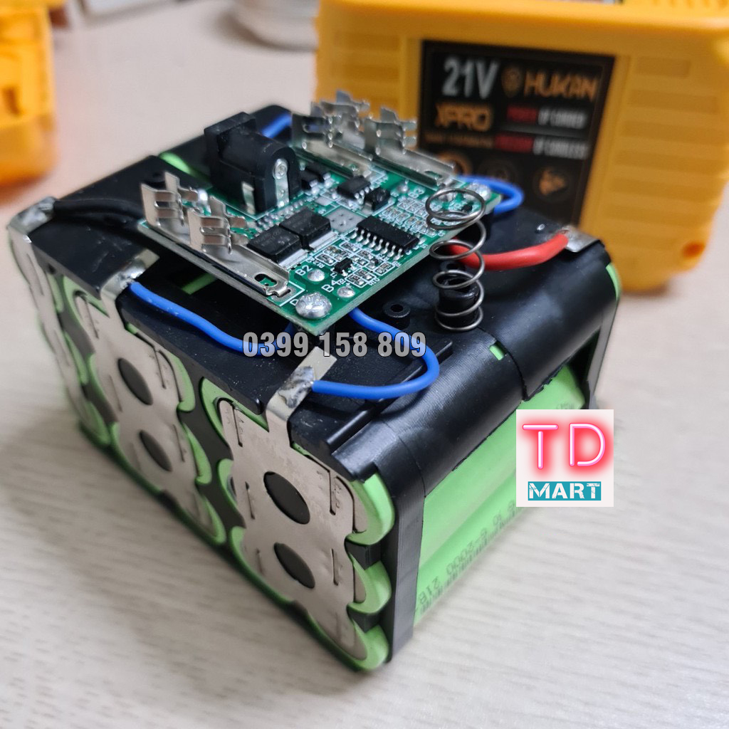 Pin Máy Khoan Máy Siết Bulong Hukan 15cell, 10cell