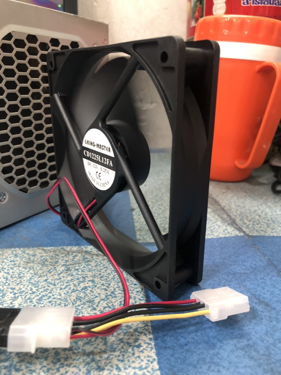 Fan Case 8CM - Làm Mát Thùng CPU - Màu đen