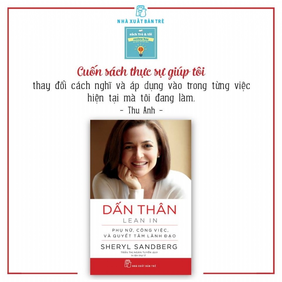 nguyetlinhbook - Dấn thân (Lean in) - Sheryl Sandberg.