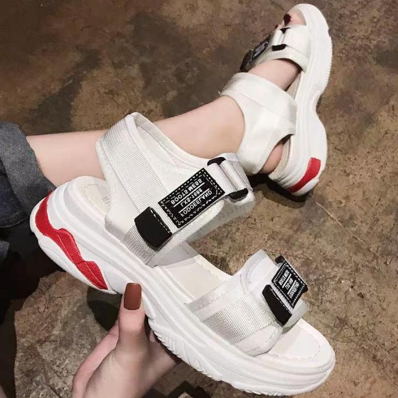 SANDAL NỮ ĐẾ BÁNH MỲ ( TRẮNG) giá rẻ