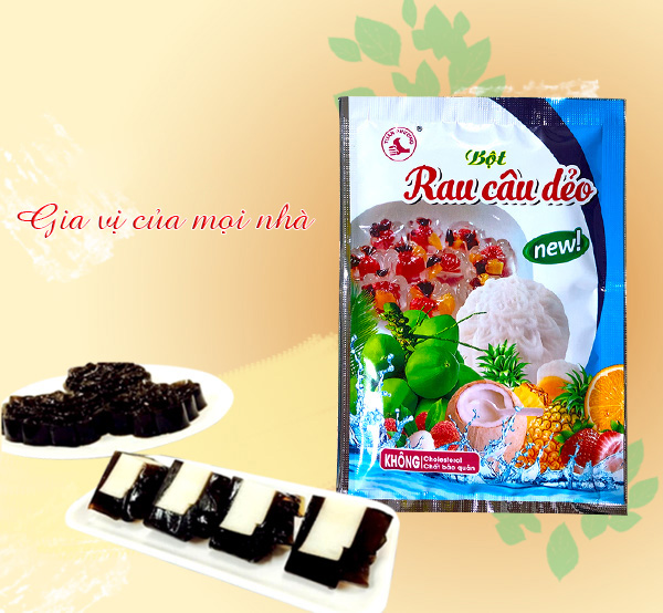 Bột rau câu dẻo [gói 10gr] - làm thạch dẻo topping